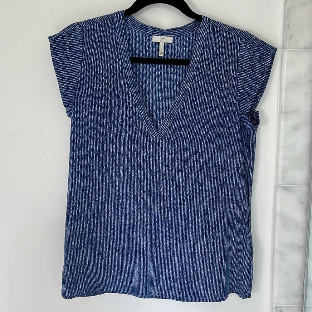 Joie vneck cap sleeve top size small